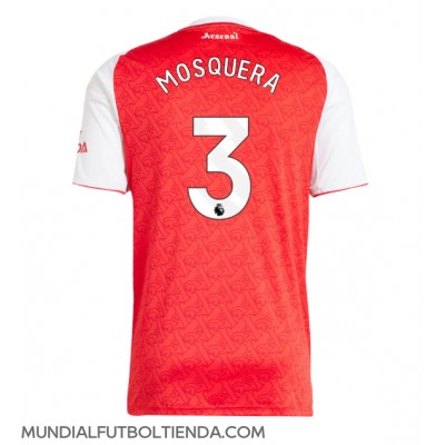 Camiseta Arsenal Cristhian Mosquera #3 Primera Equipación Replica 2025-26 mangas cortas Camiseta Arsenal Cristhian Mosquera #3 Primera Equipación Replica 2025-26 mangas cortas